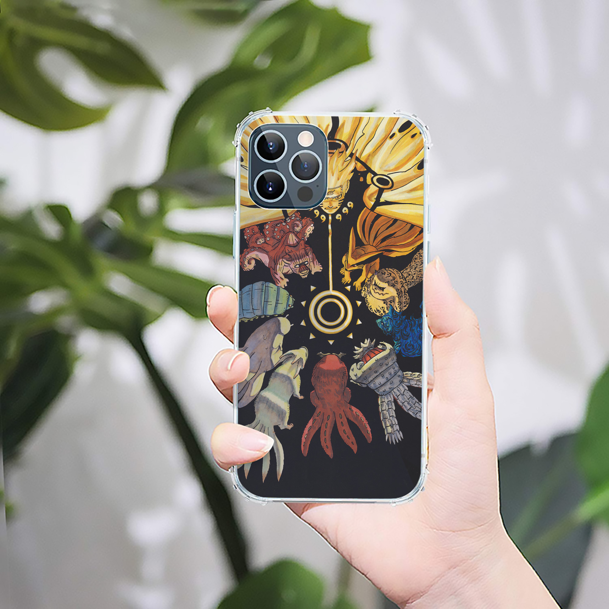 （画像用） NARUTO -ナルト- NARUTO -ナルト- 疾風伝 【iPhone 12シリーズ対応】透明スマホケース（クリアソフトケース）
